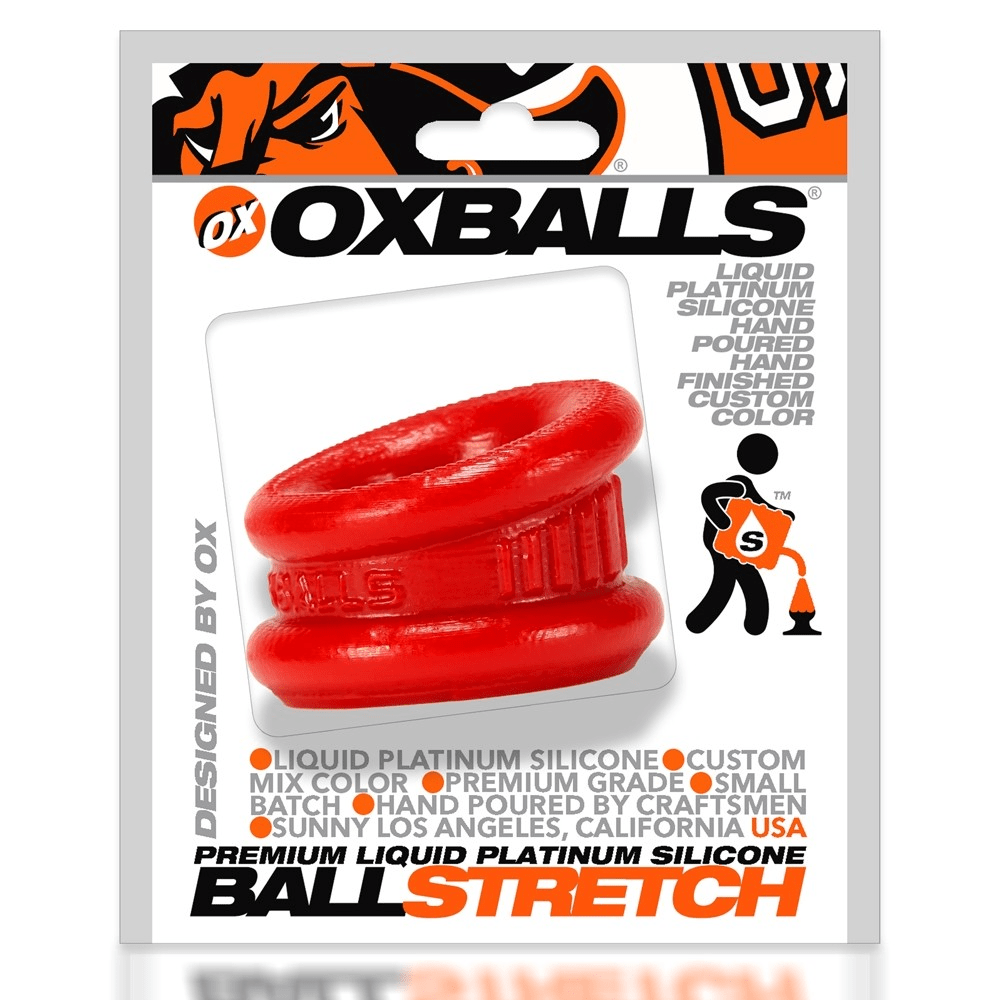 OXBALLS For Him NEO ANGLE, ballstretcher - RED