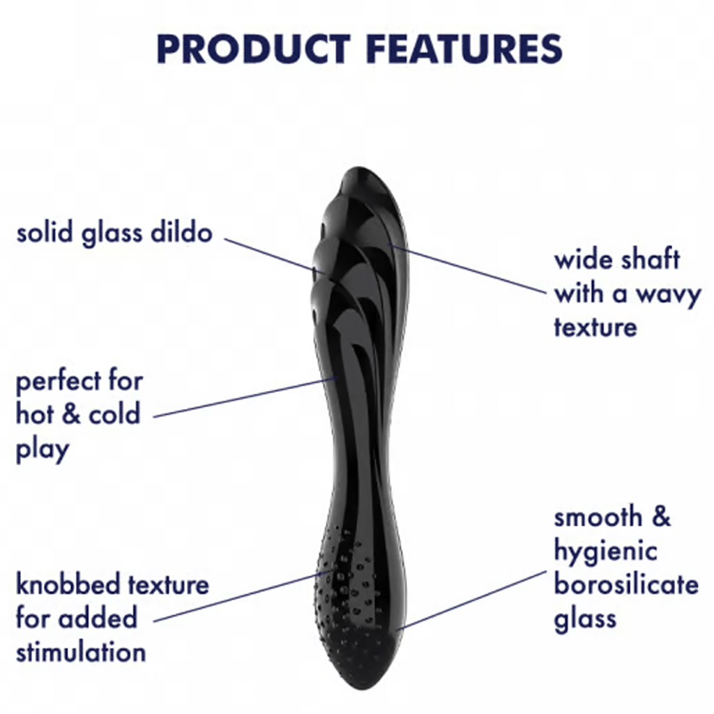 Satisfyer Dongs & Dildos Dazzling Crystal - Black