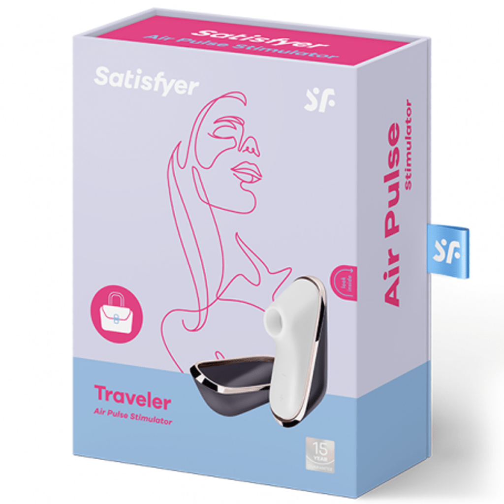 Satisfyer Other Traveler - aubergine, rose gold
