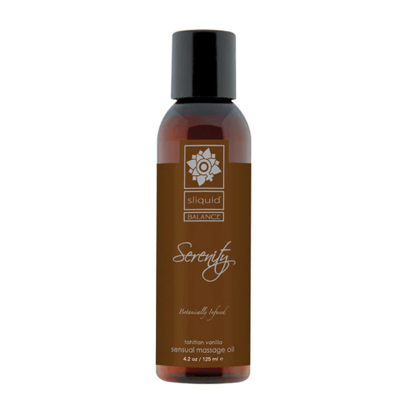 Sliquid Lubes 4.2oz Sliquid Massage Oil Serenity 4.2oz