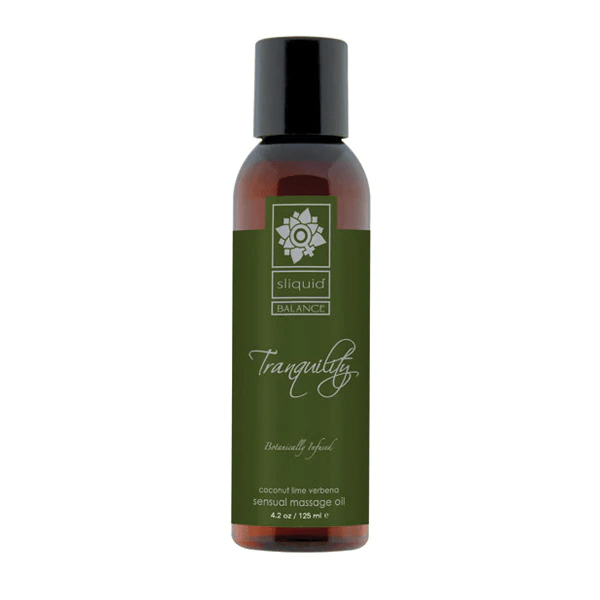 Sliquid Lubes 4.2oz Sliquid Massage Oil Tranquility 4.2oz