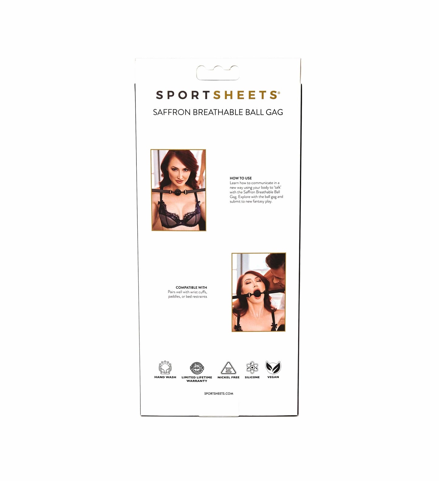 Sportsheets BDSM Saffron Breathable Ball Gag