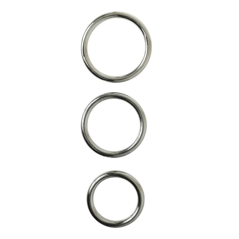 Sportsheets For Him Metal O Ring 3 pack