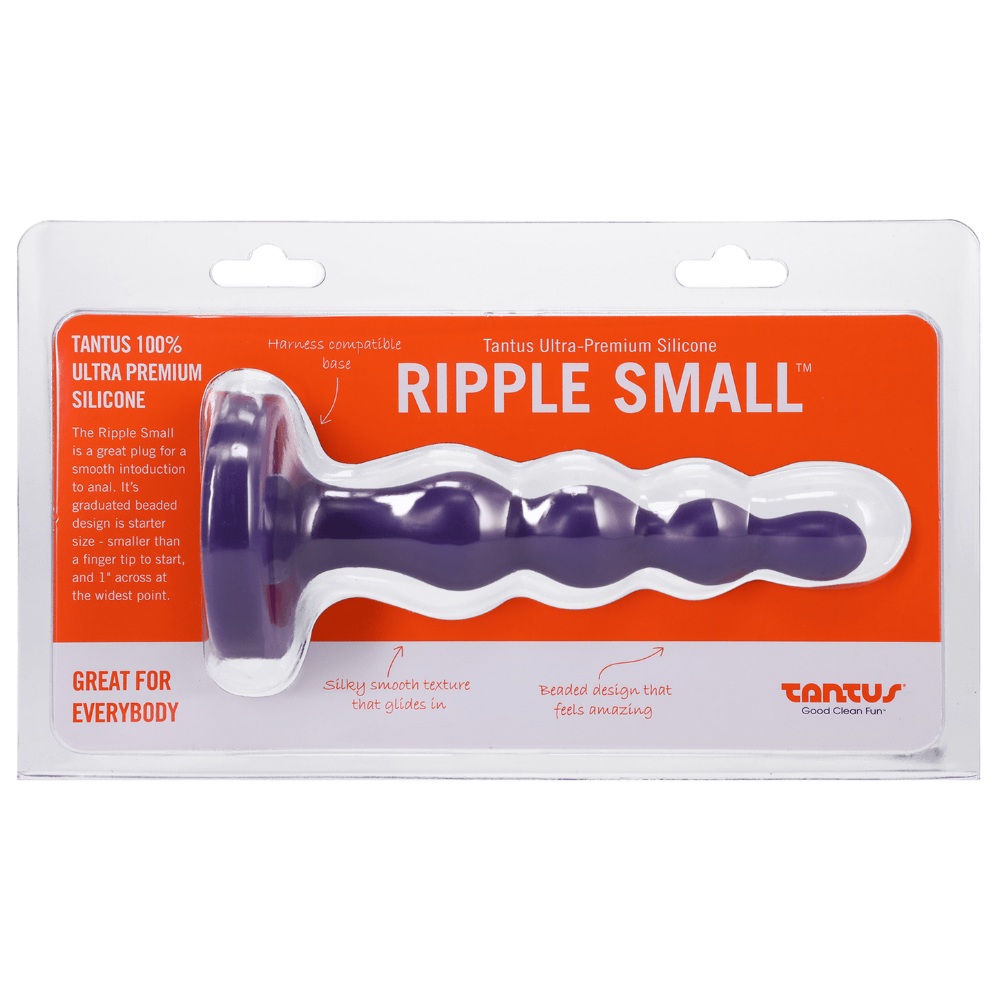 Tantus Anal Toys Default Ripple Small Amethyst