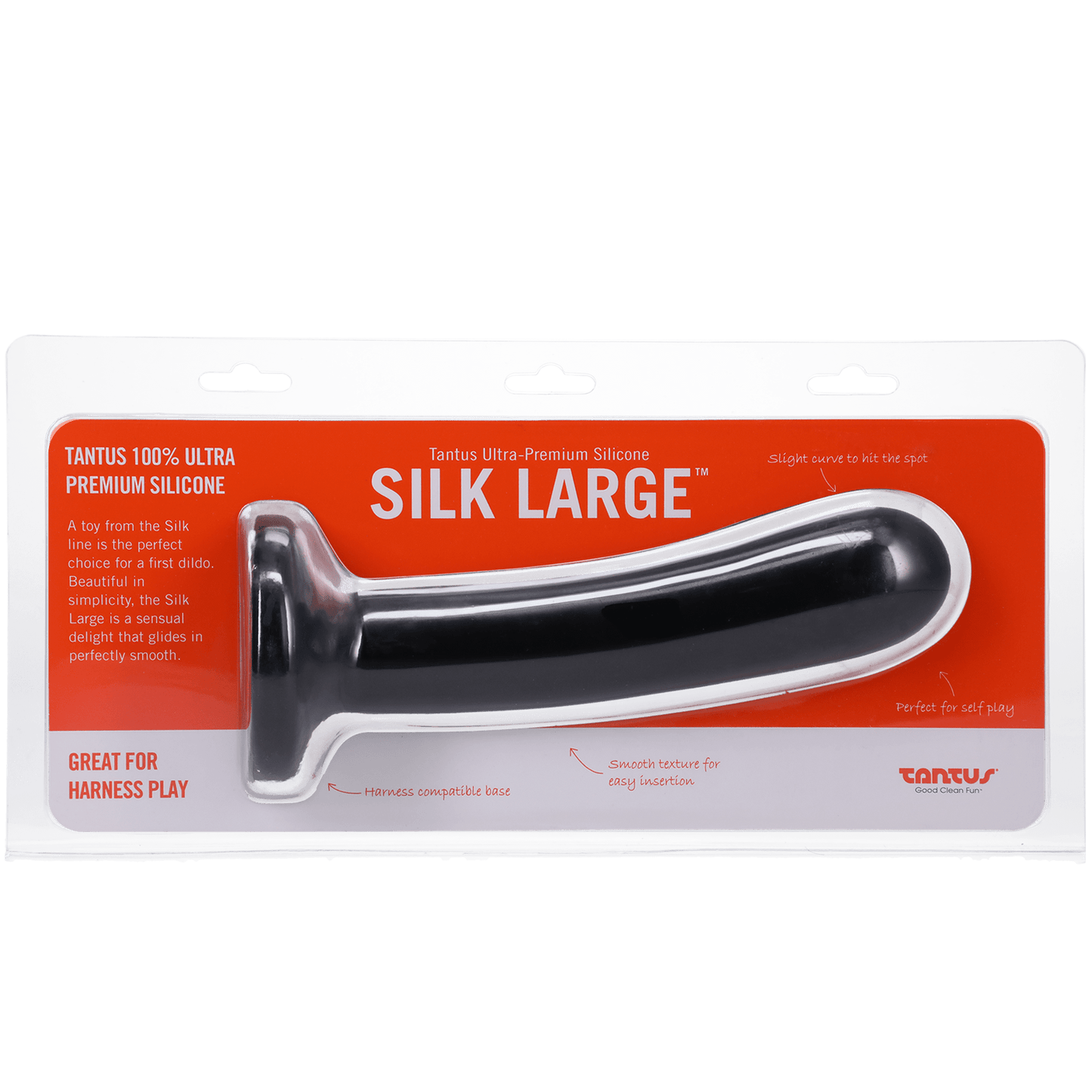 Tantus Anals Toys Default Silk Large Onyx Medium