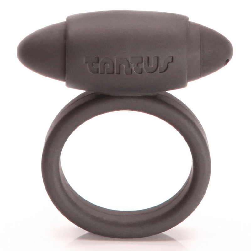 Tantus Anals Toys Black Vibrating Super Soft Cock Ring Black