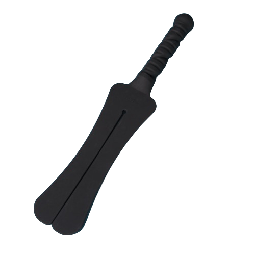 Tantus BDSM Trip 2 Tawse Paddle - Onyx