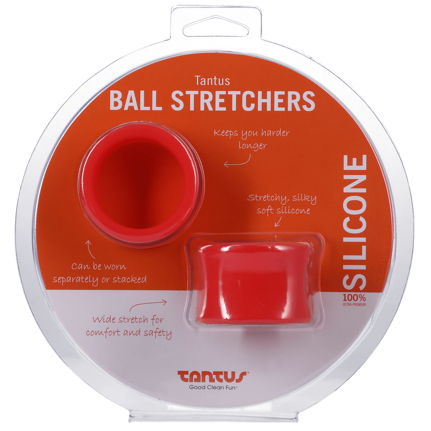 Tantus For Him Red Ball Stretcher Kit Red