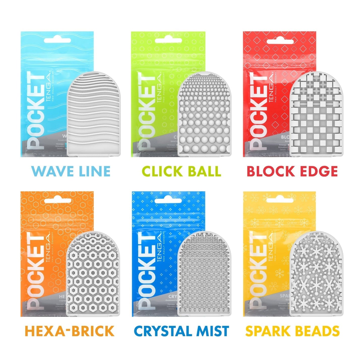 Tenga For Him POCKET TENGA BLOCK EDGE