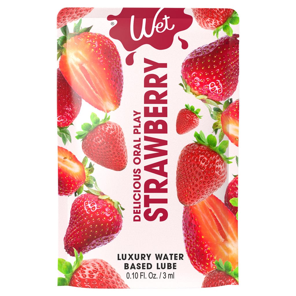 Wet Lubes Strawberry 0.10 Fl. Oz. / 3 ml