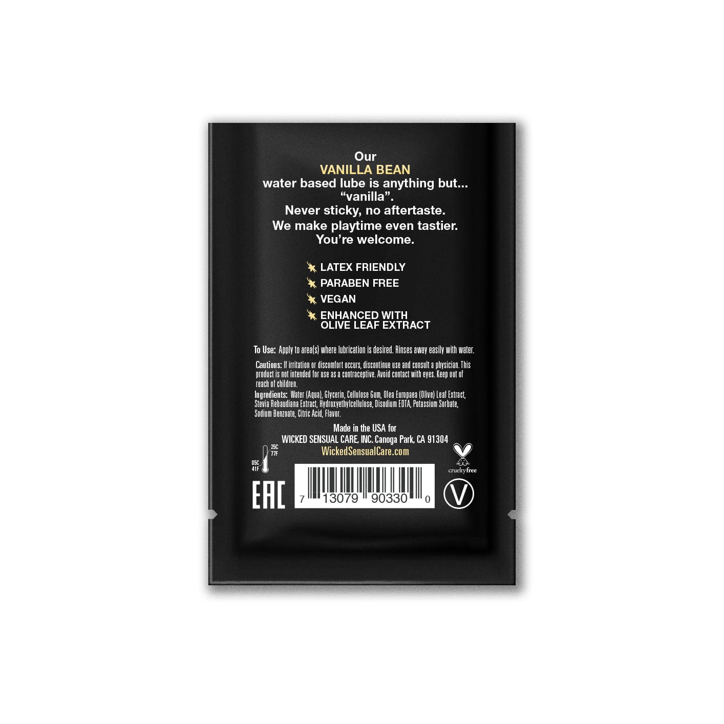 Wicked Other Aqua Vanilla Bean Sachet 3ml/0.10 fl oz