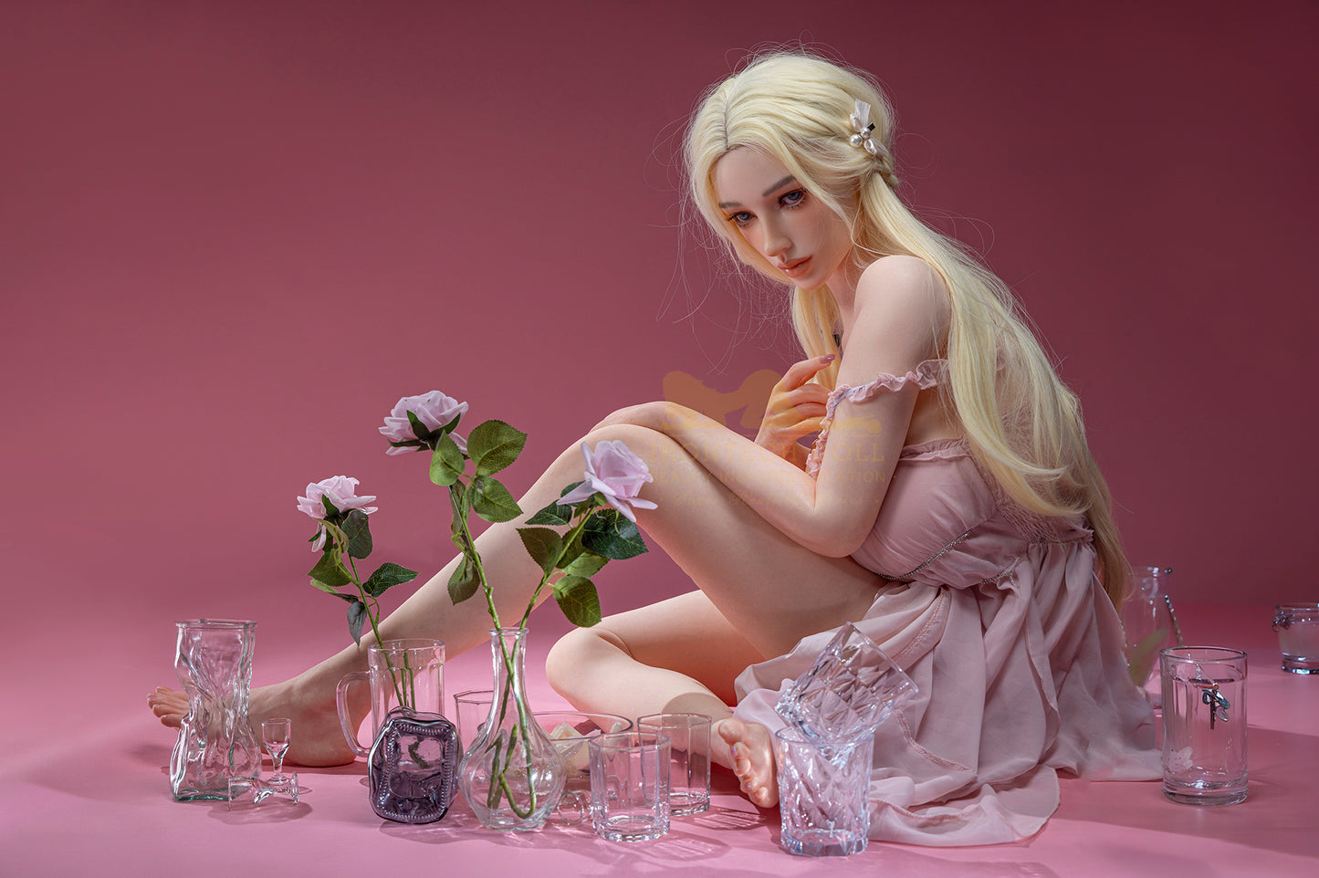 Bailey 158cm (F-Cup) Blonde Princess Silicone Sex Doll - Irontech Doll