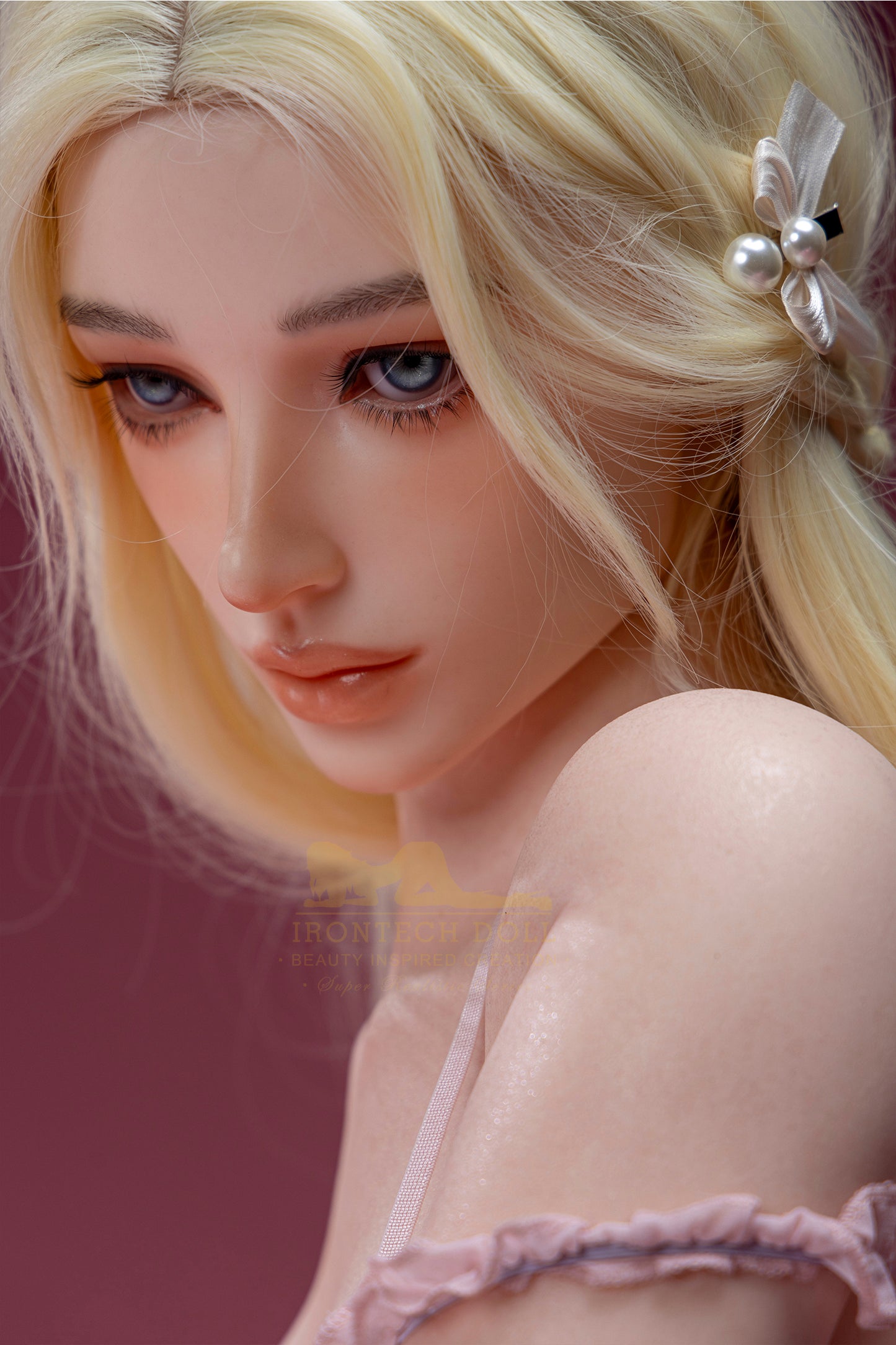 Bailey 158cm (F-Cup) Blonde Princess Silicone Sex Doll - Irontech Doll