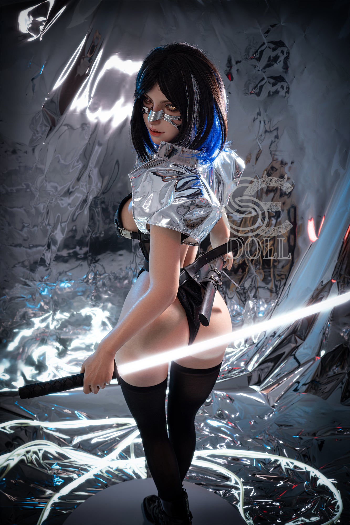 Bridget 161cm E-Cup Futuristic Cyberpunk Silicone Sex Doll - SEDOLL