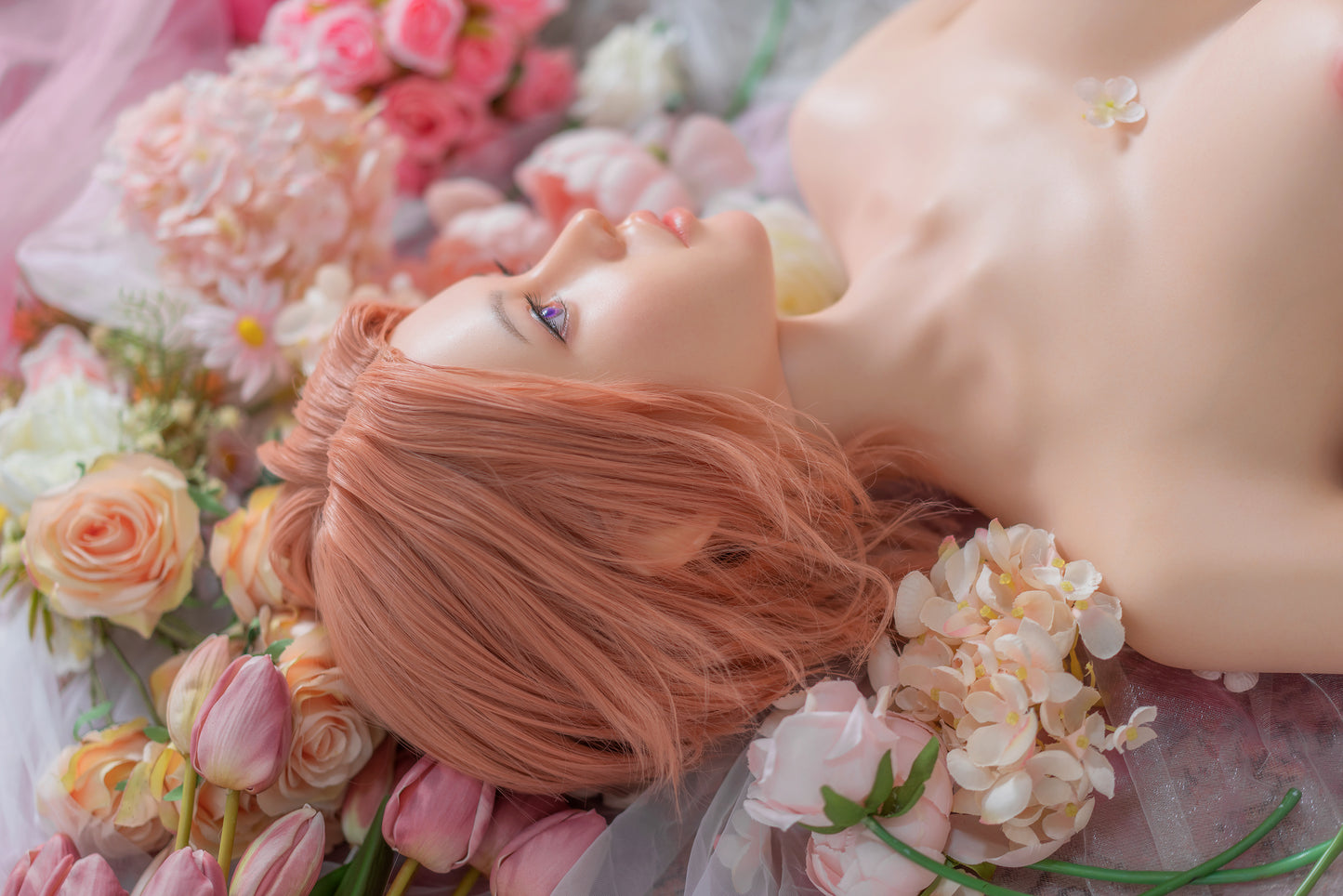 Irene 152cm Pink Hair Silicone Sex Doll - Zelex Inspiration Series