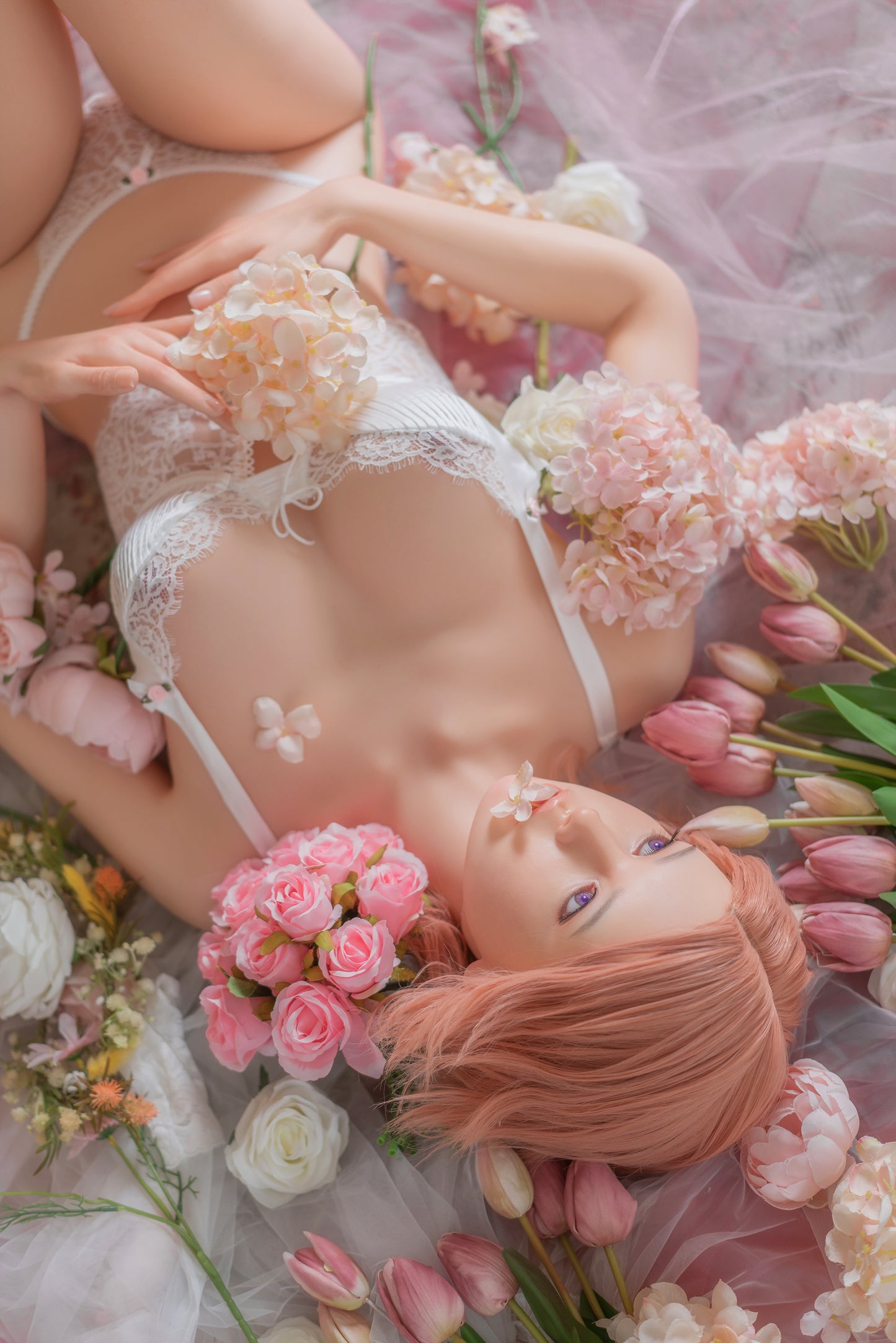 Irene 152cm Pink Hair Silicone Sex Doll - Zelex Inspiration Series