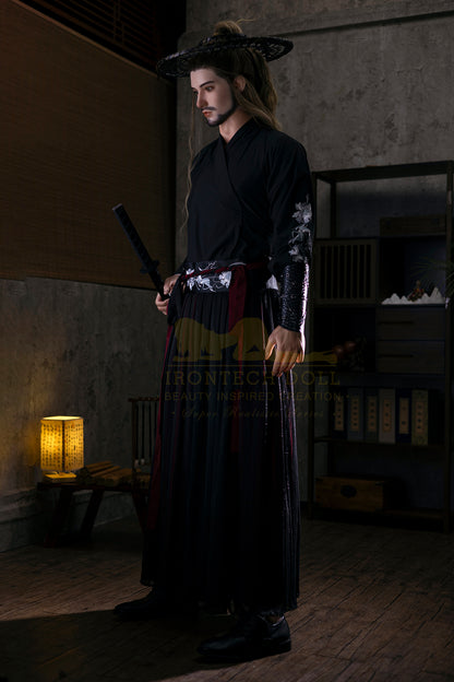 Liam 176cm Japanese Samurai Male Sex Doll - Irontech Doll