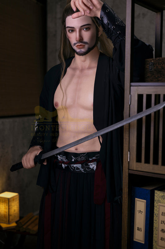 Liam 176cm Japanese Samurai Male Sex Doll - Irontech Doll