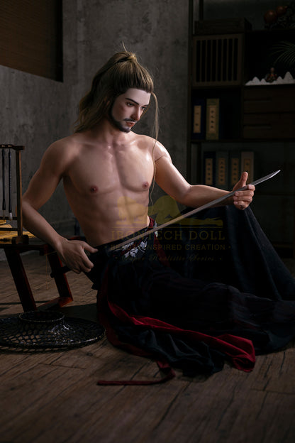 Liam 176cm Japanese Samurai Male Sex Doll - Irontech Doll