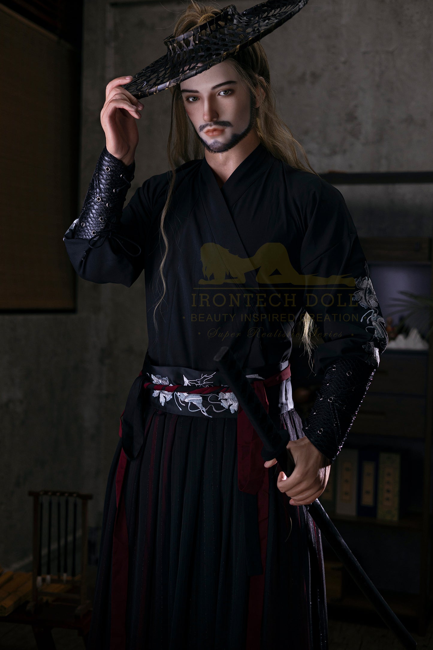 Liam 176cm Japanese Samurai Male Sex Doll - Irontech Doll