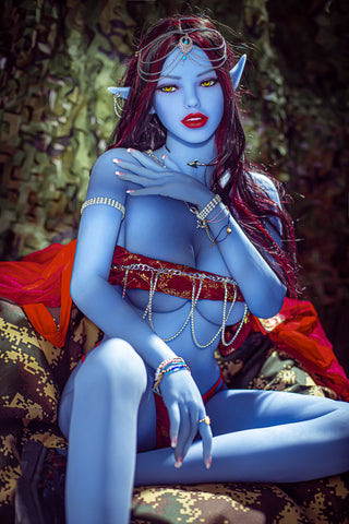 Ava 158cm (B-Cup) TPE Alien Blue Skin Sex Doll - AIBEI (EU Stock)