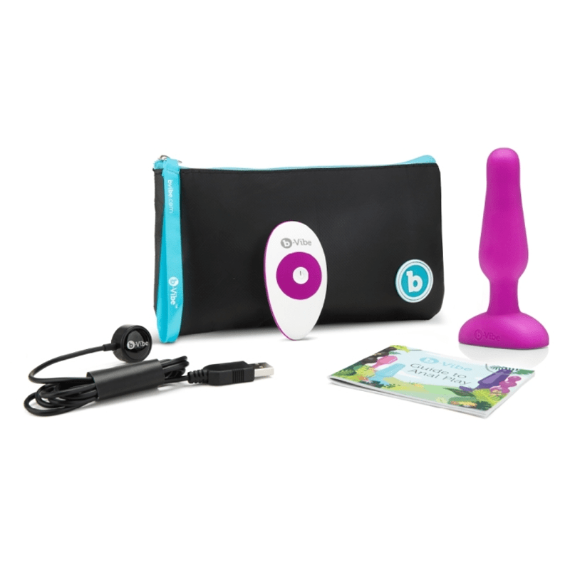 b-Vibe Anal Toys NOVICE PLUG | FUCHSIA