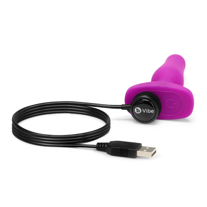 b-Vibe Anal Toys NOVICE PLUG | FUCHSIA