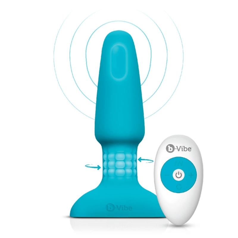 b-Vibe Anal Toys RIMMING PLUG 2 | TEAL