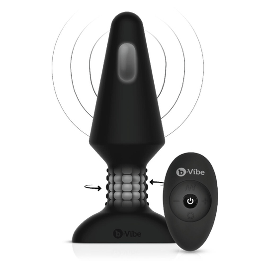 b-Vibe Anal Toys RIMMING PLUG XL | BLACK