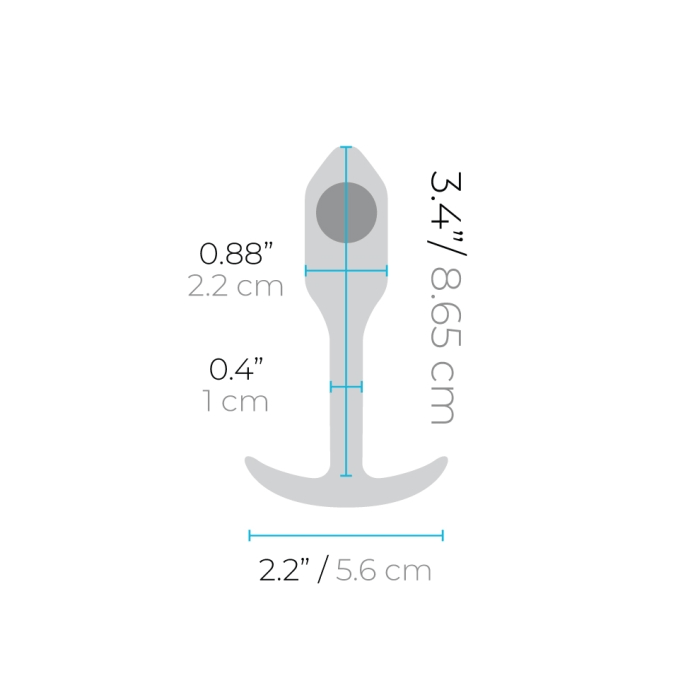 b-Vibe Anal Toys SNUG PLUG 1 | FUCHSIA