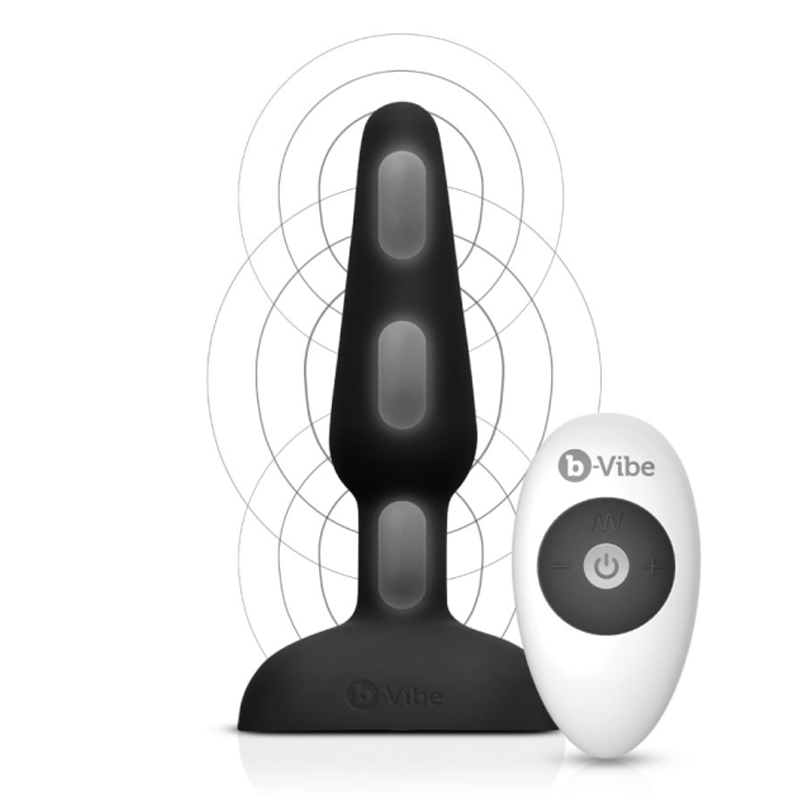b-Vibe Anal Toys TRIO PLUG | BLACK