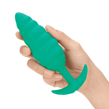 b-Vibe Anal Toys TWIST TEXTURE PLUG | GREEN