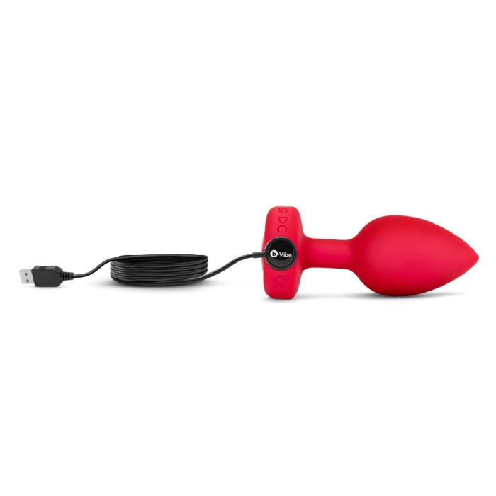 b-Vibe Anal Toys VIBRATING HEART PLUG M/L