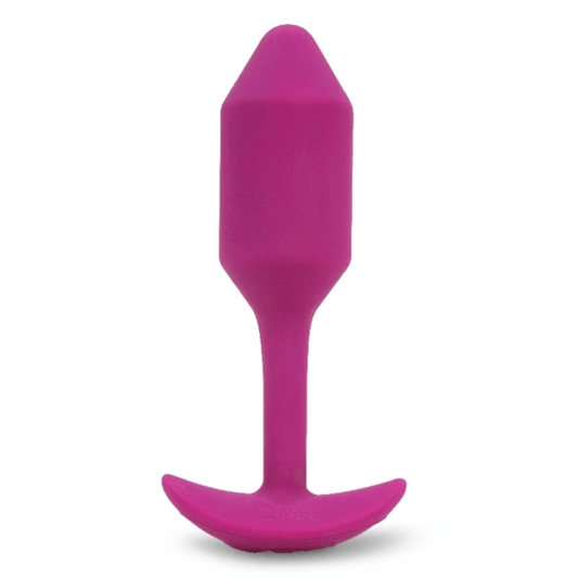 b-Vibe Anal Toys VIBRATING SNUG PLUG 2 | ROSE