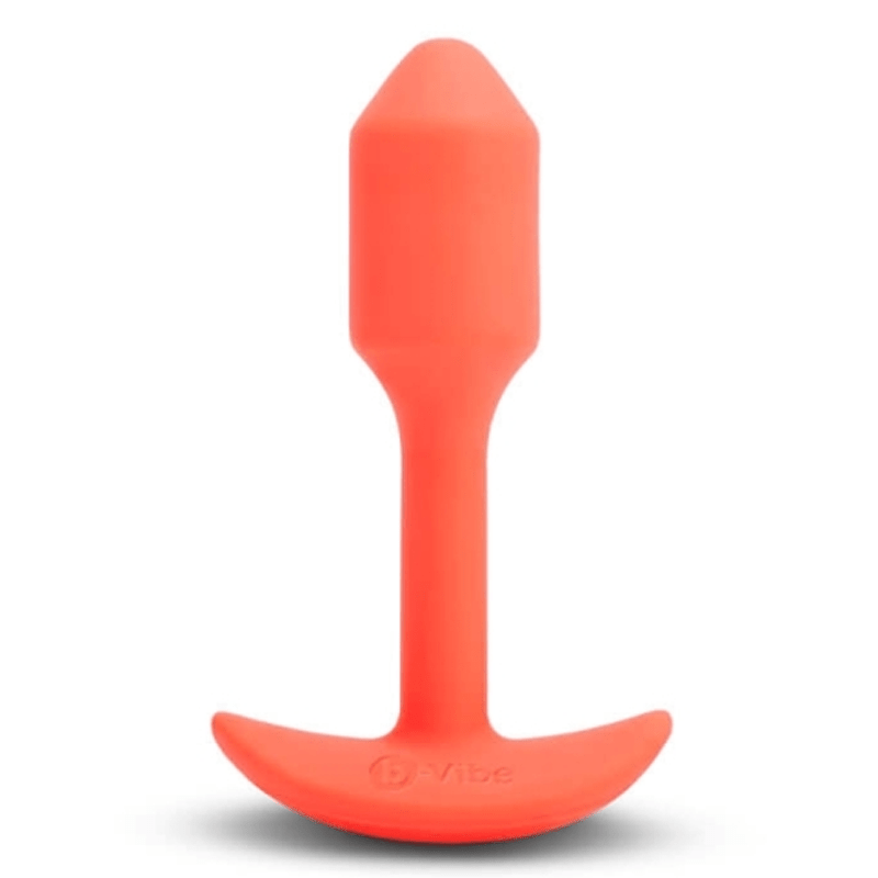 b-Vibe Anal Toys VIBRATING SNUG PLUG | S | ORANGE
