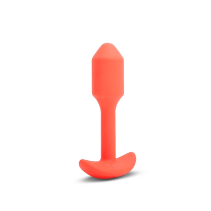 b-Vibe Anal Toys VIBRATING SNUG PLUG | S | ORANGE