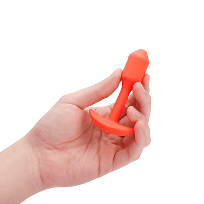 b-Vibe Anal Toys VIBRATING SNUG PLUG | S | ORANGE