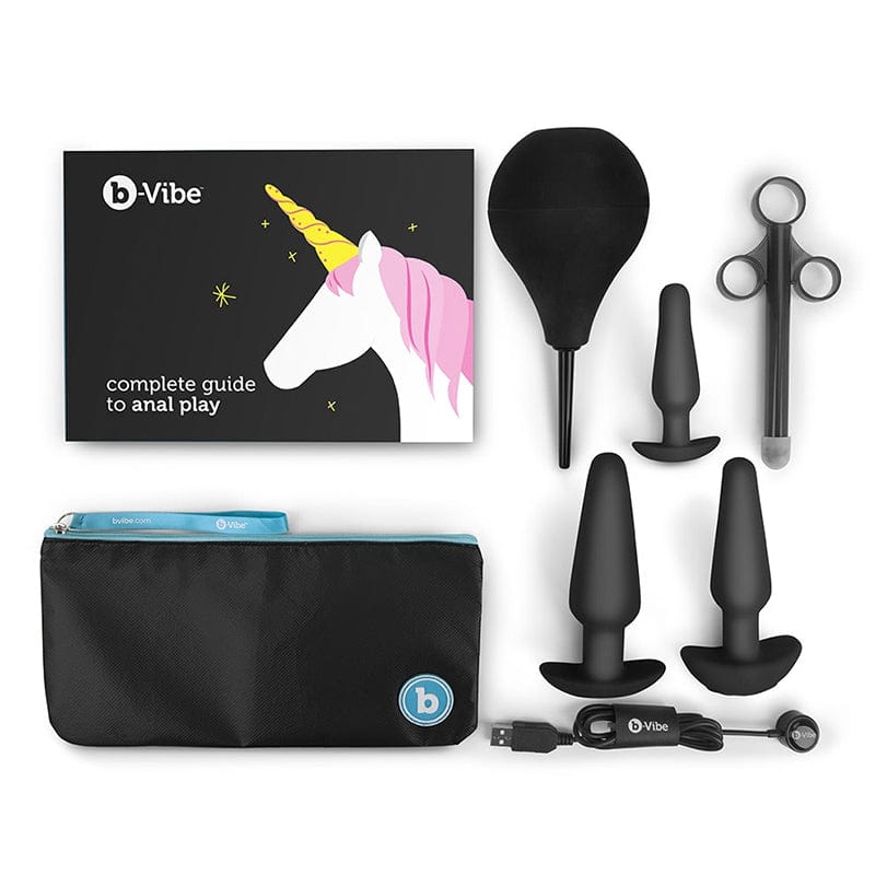 b-Vibe Anals Toys ANAL EDUCATION SET | BLACK