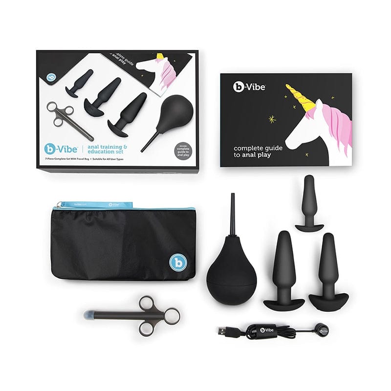 b-Vibe Anals Toys ANAL EDUCATION SET | BLACK