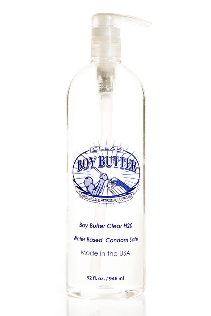 Boy Butter Lubes Clear Formula 32 oz - Super Size Pump