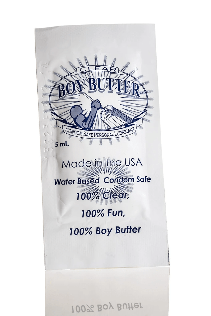 Boy Butter Lubes Clear Formula Single Use Packet