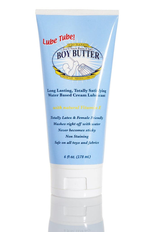 Boy Butter Lubes Lube Tube ~ Boy Butter H2O Formula 6 oz