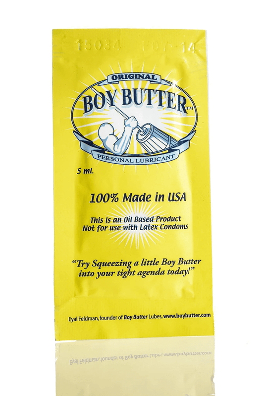 Boy Butter Lubes Original Formula Single Use Packet