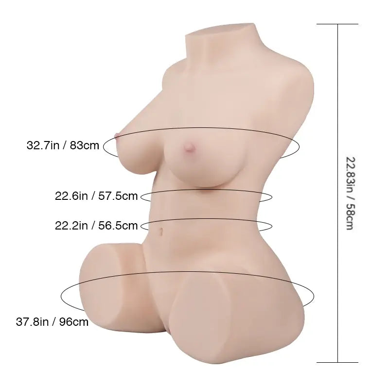 Candice 2.0 69cm Fair Torso Sex Doll - Tantaly (EU Stock)