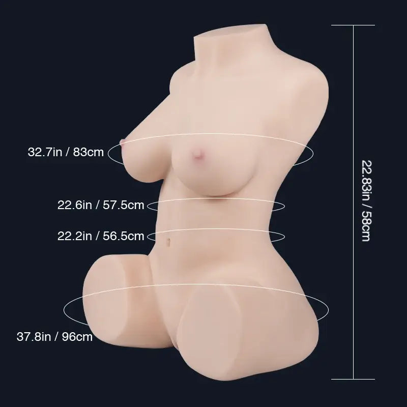 Candice 2.0 69cm Fair Torso Sex Doll - Tantaly (EU Stock)
