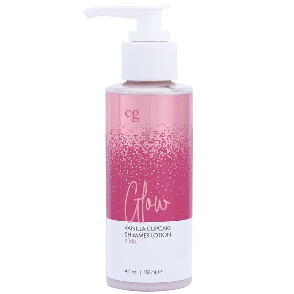 CG Lubes GLOW Pink Shimmer Lotion - Pink 4oz | 118mL