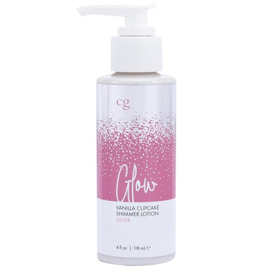 CG Lubes GLOW Silver Shimmer Lotion - Silver 4oz | 118mL