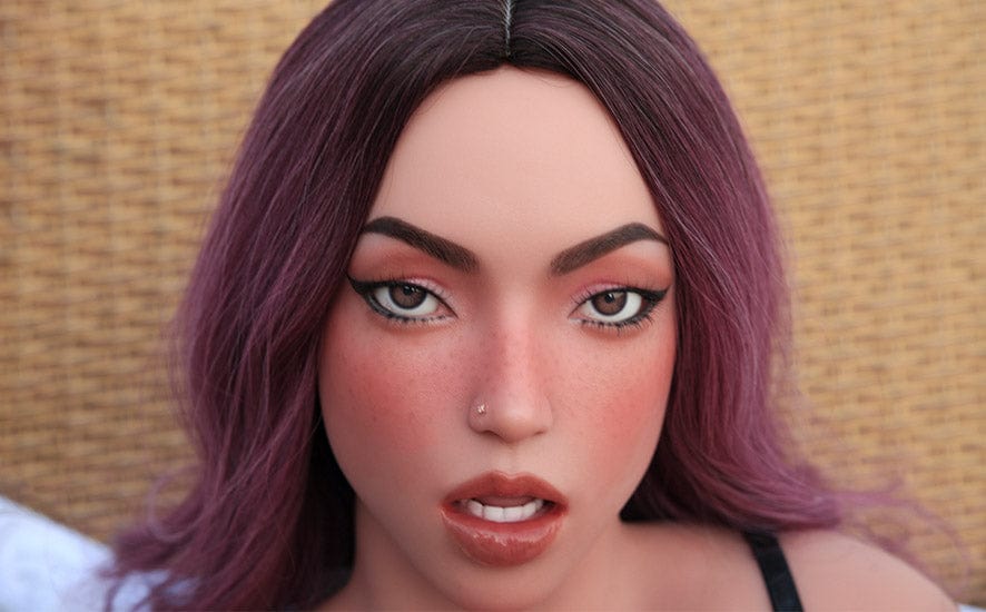 Climax Doll SEX DOLL Ginny 155cm C-Cup Silicone Head Black Doll - Climax Doll (USA Stock)