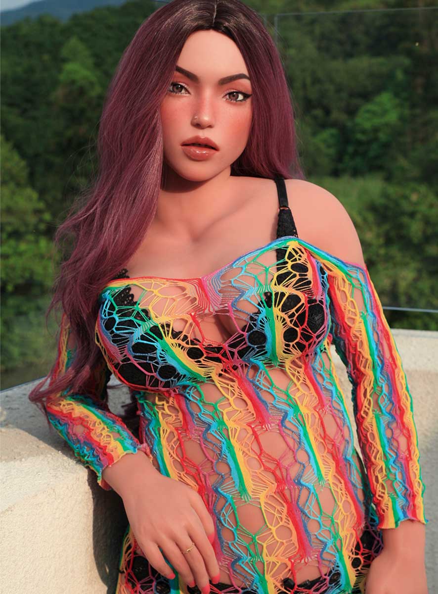 Climax Doll SEX DOLL Ginny 155cm C-Cup Silicone Head Black Doll - Climax Doll (USA Stock)