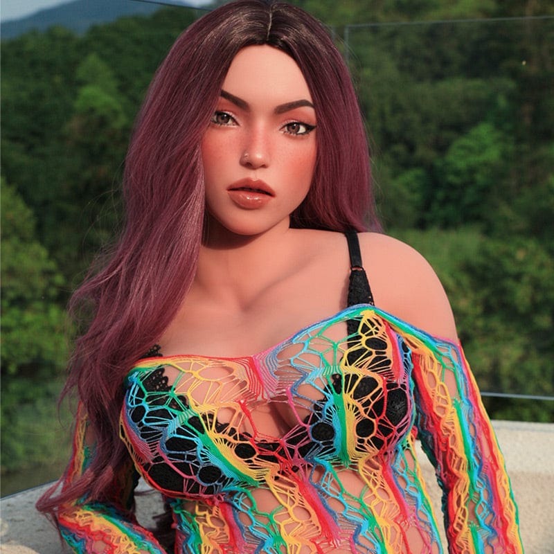 Climax Doll SEX DOLL Ginny 155cm C-Cup Silicone Head Black Doll - Climax Doll (USA Stock)